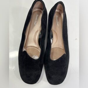 BeautiFeel Black Suede Flats Loafers